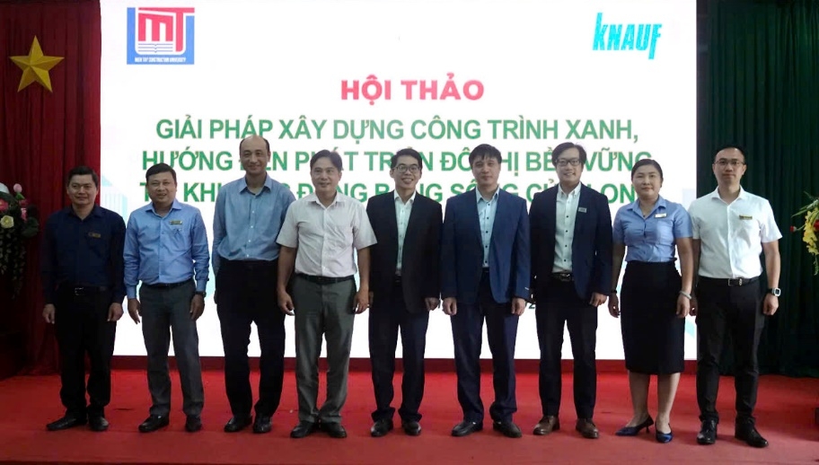 Hội thảo “Giải pháp xây dựng công trình xanh, hướng đến phát triển đô thị bền vững tại khu vực Đồng bằng sông Cửu Long”