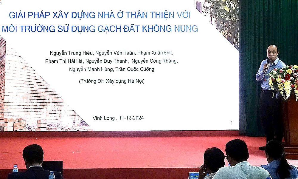 Hội thảo “Giải pháp xây dựng công trình xanh, hướng đến phát triển đô thị bền vững tại khu vực Đồng bằng sông Cửu Long”