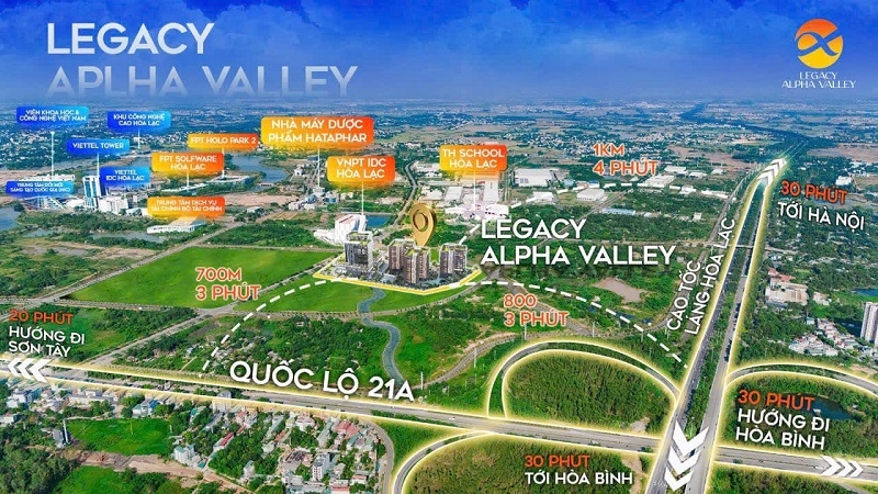 Legacy Alpha Valley - Tọa độ đắt giá thành phố phía Tây Hà Nội