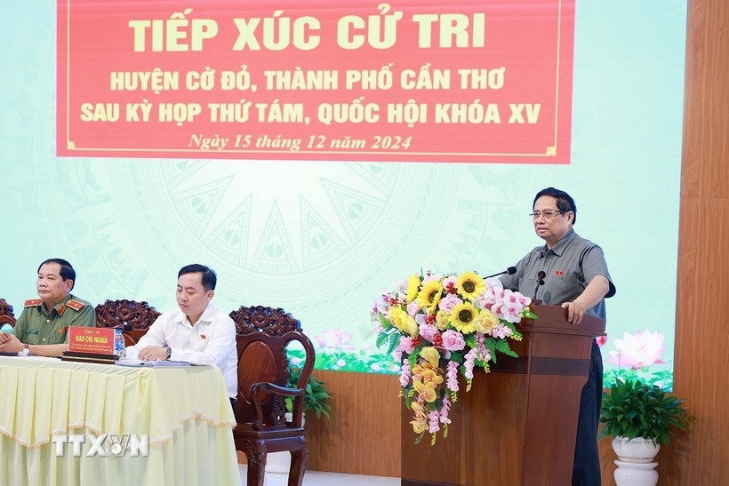 Thủ tướng Phạm Minh Chính tiếp xúc cử tri thành phố Cần Thơ