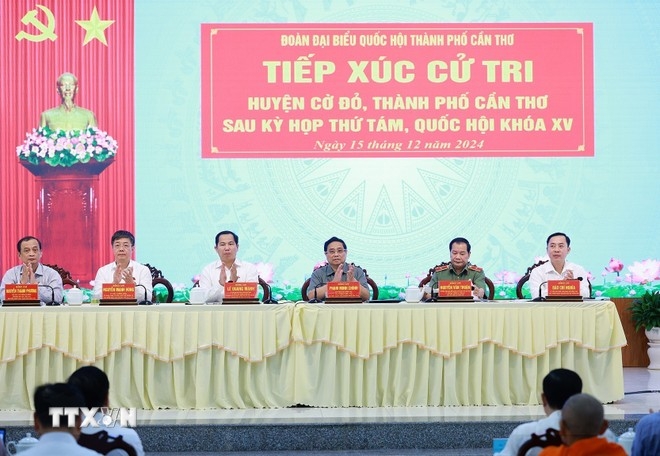 Thủ tướng Phạm Minh Chính tiếp xúc cử tri thành phố Cần Thơ