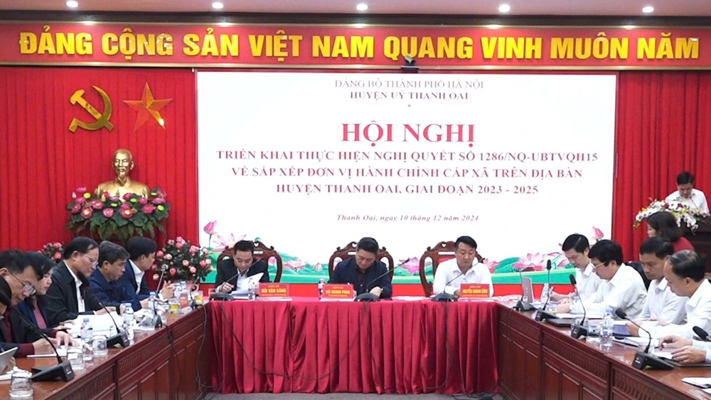 Thanh Oai (Hà Nội): Sắp xếp đơn vị hành chính cấp xã giai đoạn 2023 - 2025