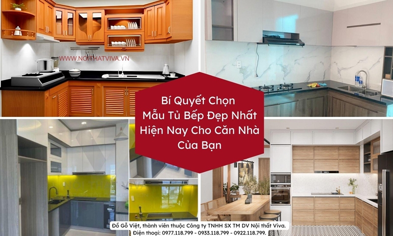 Cùng Đồ Gỗ Việt chọn mẫu tủ bếp đẹp cho căn nhà của bạn