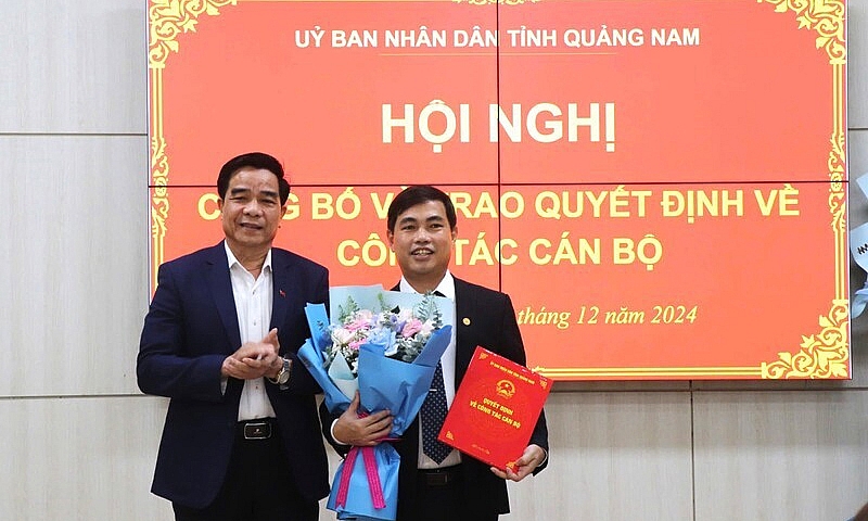 Quảng Nam có tân Giám đốc Ban Quản lý dự án đầu tư xây dựng các công trình giao thông tỉnh