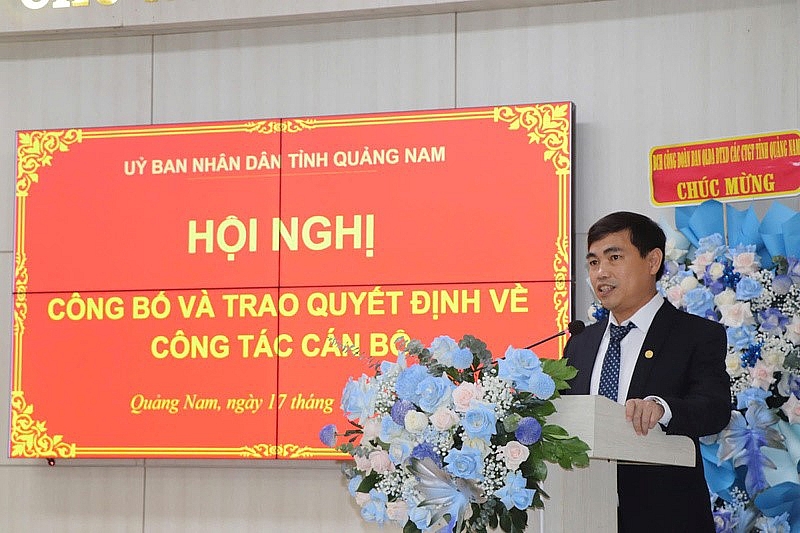 Quảng Nam có tân Giám đốc Ban Quản lý dự án đầu tư xây dựng các công trình giao thông tỉnh