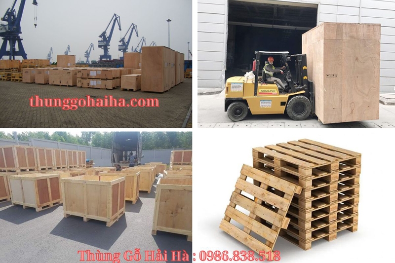 Báo giá thùng gỗ vận chuyển và pallet đóng hàng xuất khẩu tại xưởng