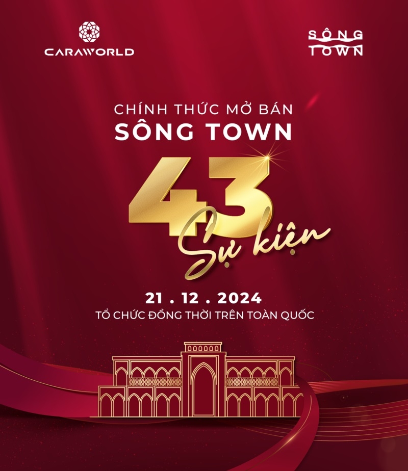 43 sự kiện mở bán Sông Town - CaraWorld diễn ra đồng loạt trên toàn quốc