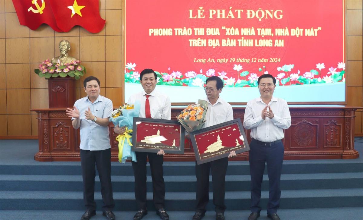 Long An phát động phong trào thi đua “xóa nhà tạm, nhà dột nát” trê n địa bàn tỉnh đến năm 2025