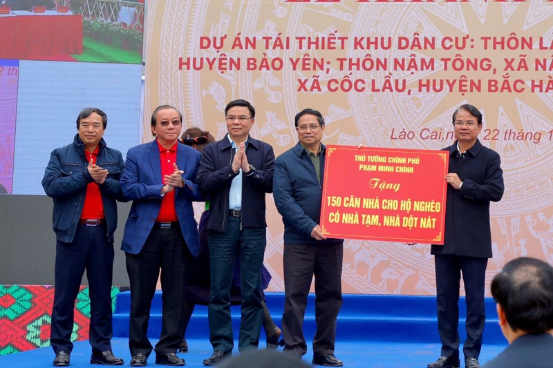 Lào Cai: Khánh thành khu tái định cư thôn Làng Nủ, Kho Vàng và Nậm Tông