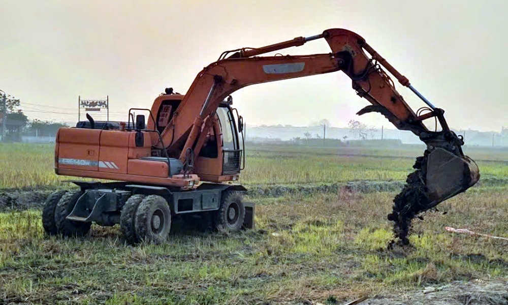 Yên Lạc (Vĩnh Phúc): Cưỡng chế thu hồi đất thực hiện dự án khu đất đấu giá ở xã Bình Định