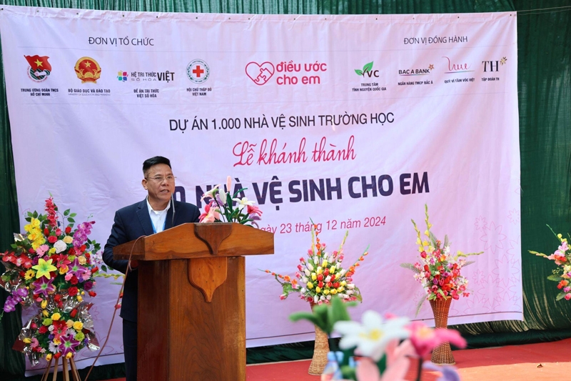 Khánh thành 20 nhà vệ sinh trường học đạt chuẩn cho học sinh vùng cao Sơn La