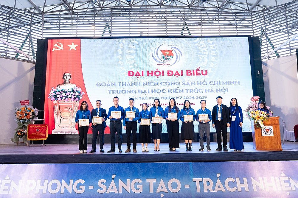 Trường Đại học Kiến trúc Hà Nội tổ chức thành công Đại hội đại biểu Đoàn TNCS Hồ Chí Minh lần thứ XXIV