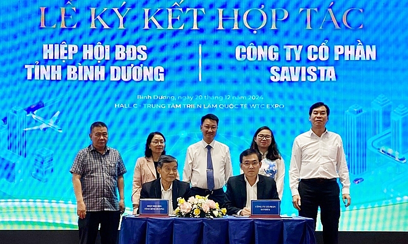 Hiệp hội Bất động sản Bình Dương ký kết hợp tác với Công ty Cổ phần Savista