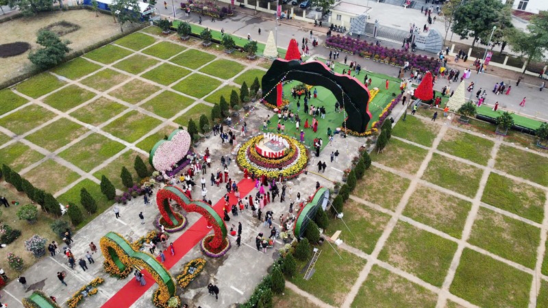 Hà Nội: Khai mạc Festival hoa Mê Linh lần thứ 2