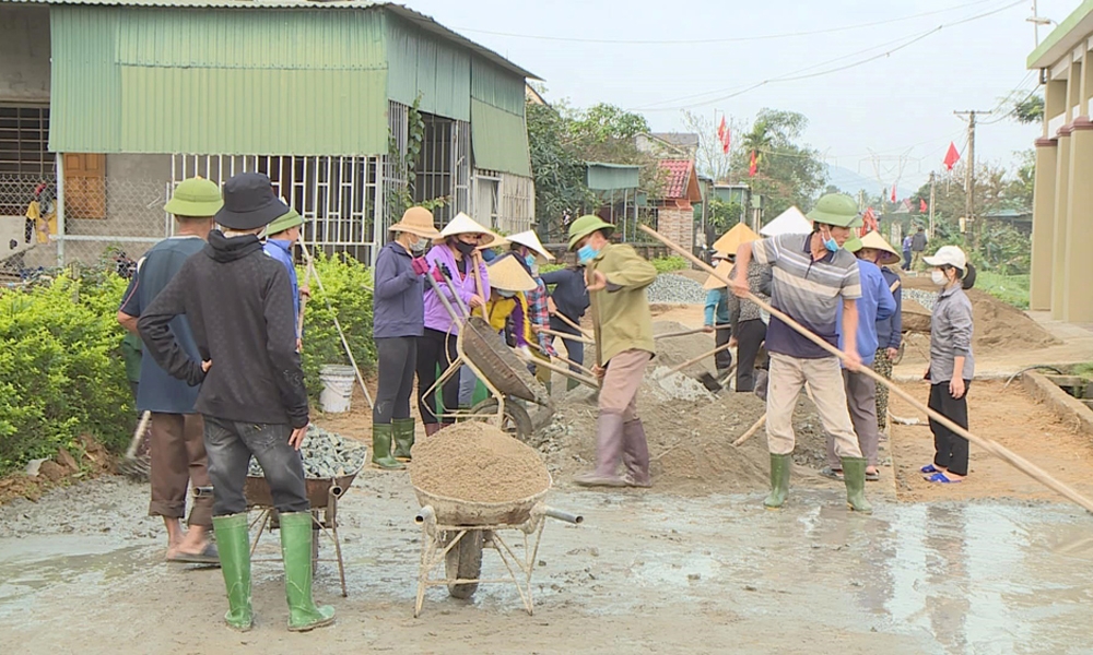 Cẩm Xuyên (Hà Tĩnh): Huy động 18,4 tỷ đồng xây dựng nông thôn mới, đô thị văn minh