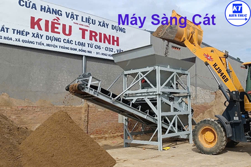 Tìm hiểu về máy sàng cát trong ngành công nghiệp xây dựng và sản xuất