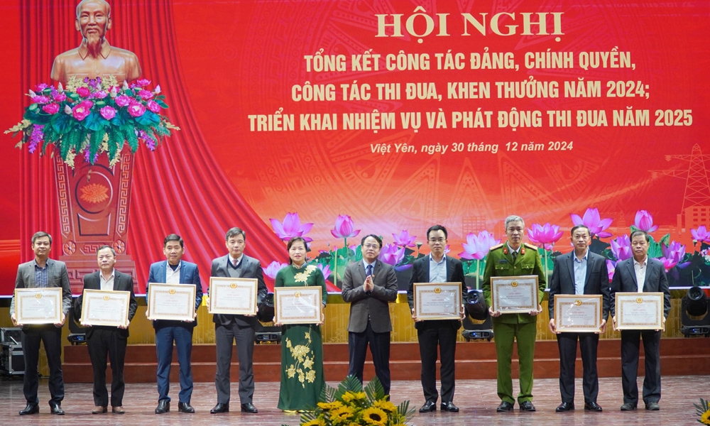 Bắc Giang: Công an thị xã Việt Yên hoàn thành xuất sắc nhiệm vụ năm 2024