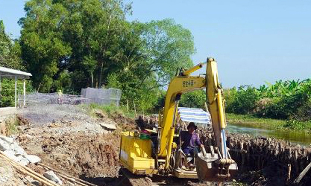 U Minh Thượng (Kiên Giang): Khẩn trương khắc phục sạt lở để người dân du xuân