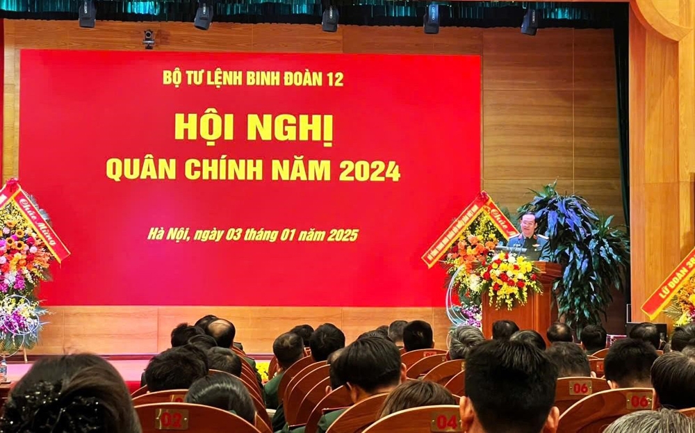 Hội nghị Quân chính Binh đoàn 12: Tập trung cho kế hoạch cao điểm năm 2025