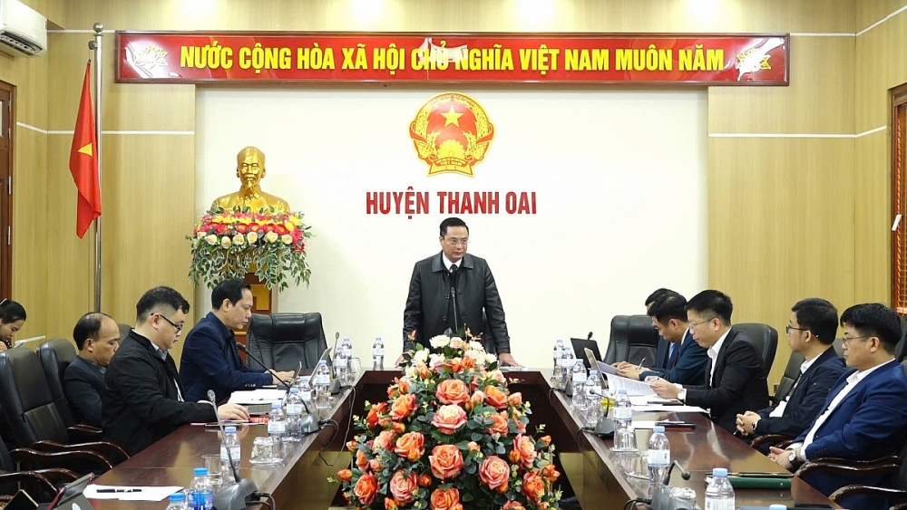 Thanh Oai (Hà Nội): Tổng kết Chương trình số 06 về “Phát triển hạ tầng đô thị và nông thôn đồng bộ, văn minh, hiện đại giai đoạn 2021-2025