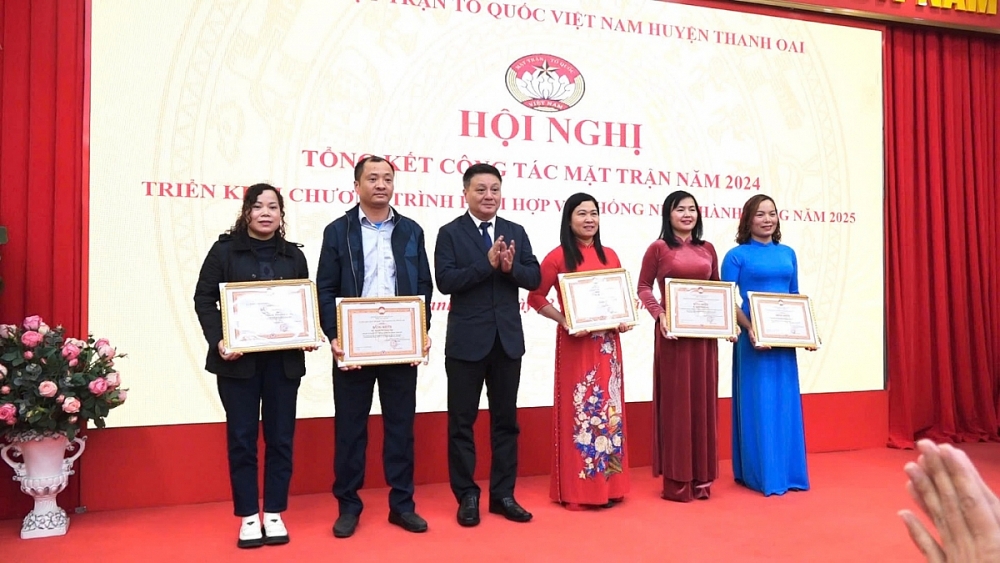 Thanh Oai (Hà Nội): Tổng kết công tác Mặt trận năm 2024