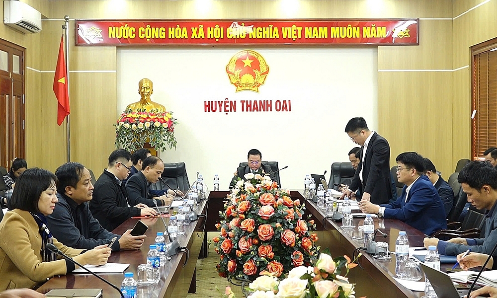 Thanh Oai (Hà Nội): Tổng kết Chương trình số 06 về “Phát triển hạ tầng đô thị và nông thôn đồng bộ, văn minh, hiện đại giai đoạn 2021-2025