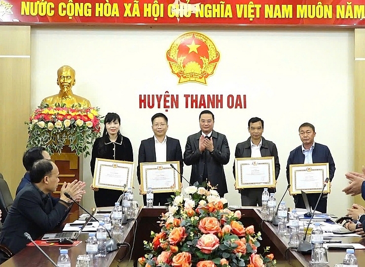 Thanh Oai (Hà Nội): Tổng kết Chương trình số 06 về “Phát triển hạ tầng đô thị và nông thôn đồng bộ, văn minh, hiện đại giai đoạn 2021-2025