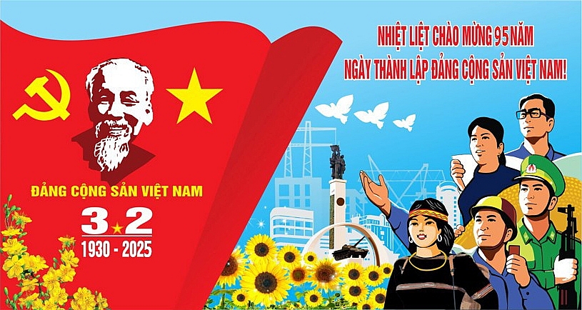 Bắc Giang: Tăng cường tuyên truyền kỷ niệm 95 năm Ngày thành lập Đảng Cộng sản Việt Nam