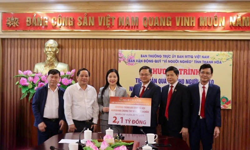 Agribank chung tay vì người nghèo, đối tượng chính sách nhân dịp Xuân Ất Tỵ năm 2025