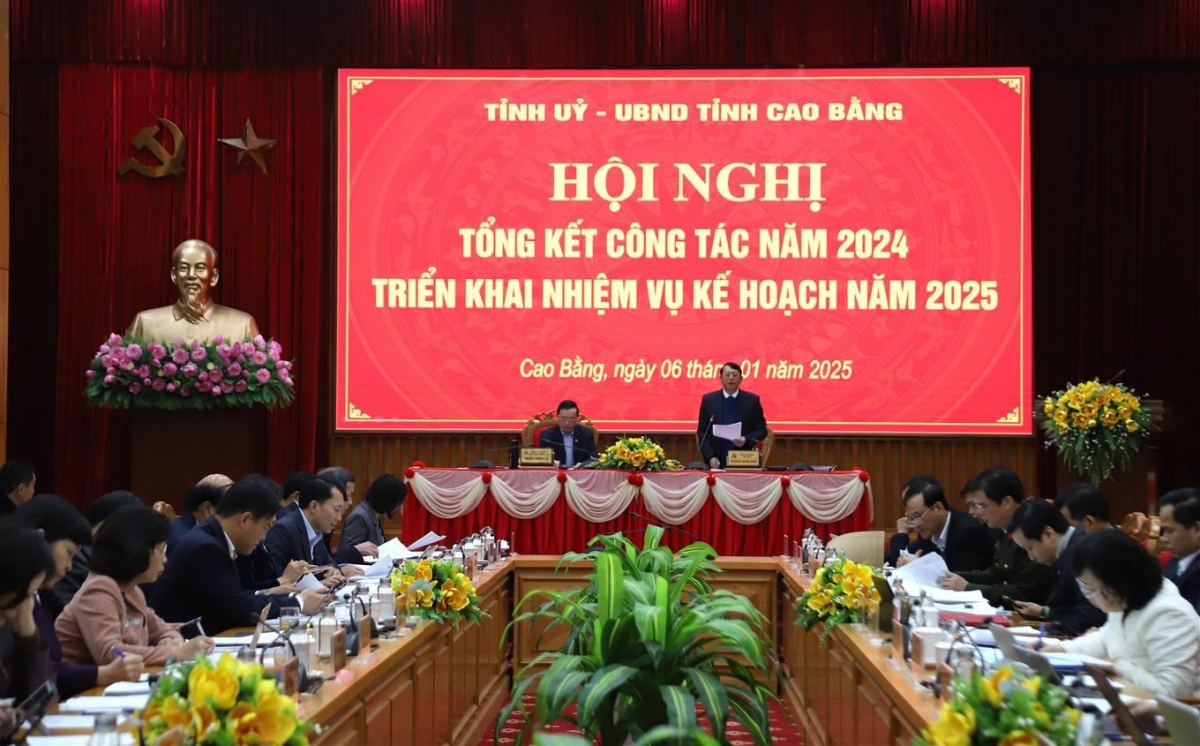 Cao Bằng: Hội nghị tổng kết công tác năm 2024 triển khai nhiệm vụ năm 2025