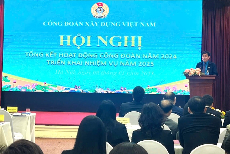 Công đoàn Xây dựng Việt Nam: Hoàn thành nhiều nhiệm vụ nổi bật trong năm 2024