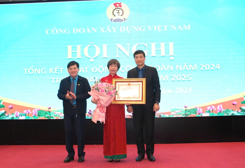 Công đoàn Xây dựng Việt Nam: Hoàn thành nhiều nhiệm vụ nổi bật trong năm 2024