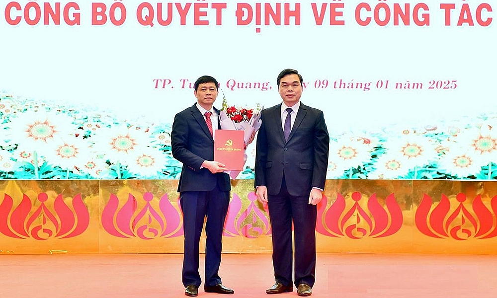 Tuyên Quang: Giám đốc Sở Xây dựng được điều động giữ chức vụ Phó Bí thư Thành ủy