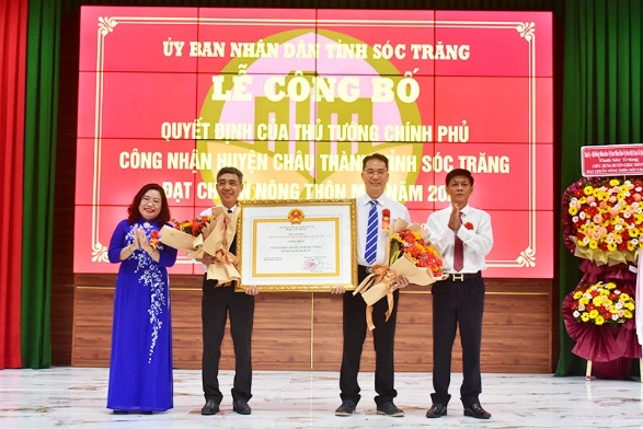 Châu Thành (Sóc Trăng): Đạt chuẩn nông thôn mới