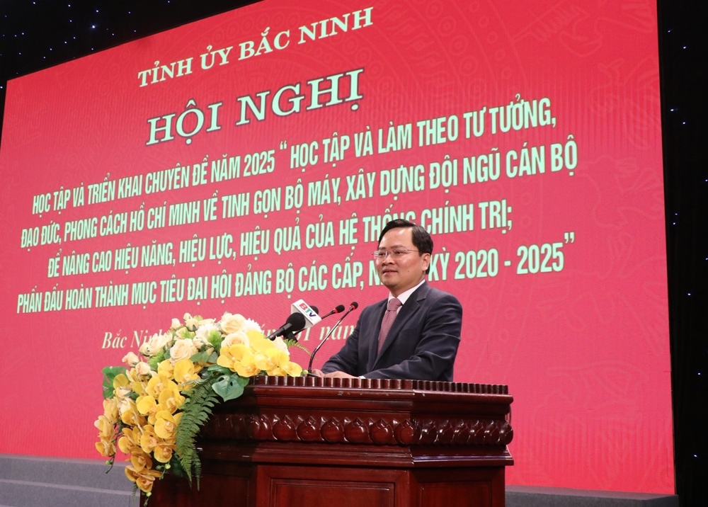 Bắc Ninh: Tập trung tinh gọn bộ máy, nâng cao hiệu quả hệ thống chính trị