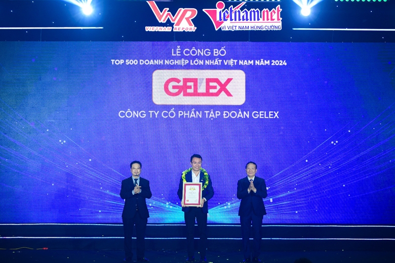 Hệ thống GELEX có 3 doanh nghiệp thuộc Top VNR 500