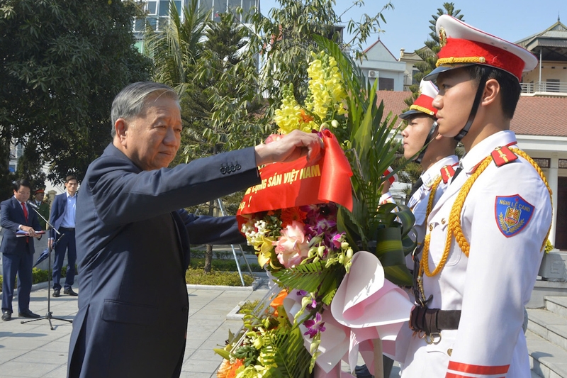 Tổng Bí thư Tô Lâm: Tổng Bí thư Nguyễn Văn Cừ là một tấm gương sáng ngời về đạo đức cách mạng