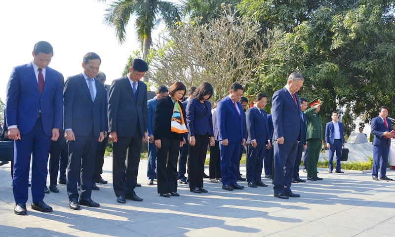 Tổng Bí thư Tô Lâm: Tổng Bí thư Nguyễn Văn Cừ là một tấm gương sáng ngời về đạo đức cách mạng