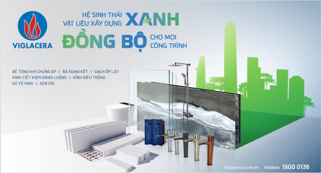 Viglacera tiếp tục đứng trong Top 500 doanh nghiệp lớn nhất Việt Nam