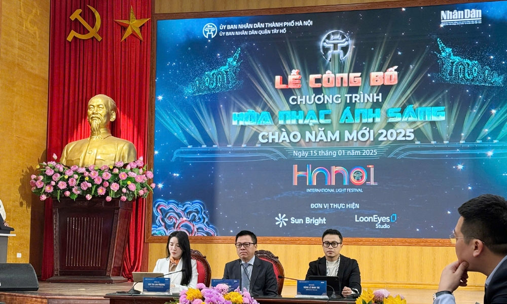 Hà Nội: Hòa nhạc ánh sáng 2025 – hòa cùng không gian văn hóa đặc biệt Hồ Tây