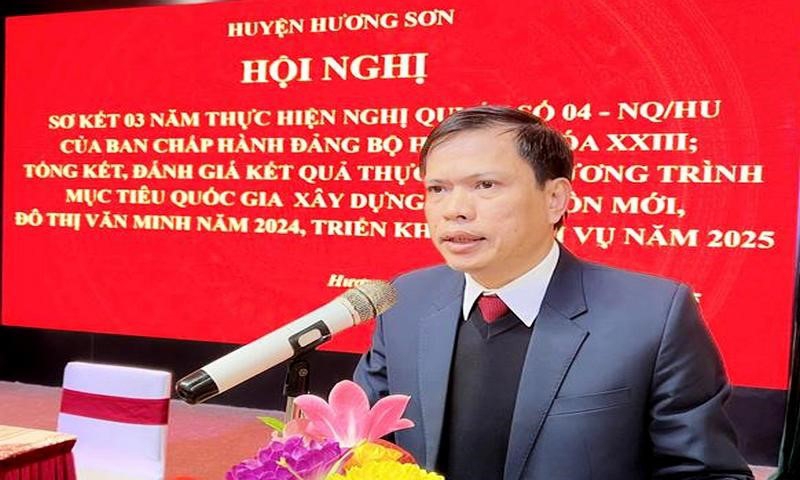 Hương Sơn (Hà Tĩnh): Phấn đấu có thêm 4 xã nông thôn mới nâng cao, 2 xã nông thôn mới kiểu mẫu trong năm 2025