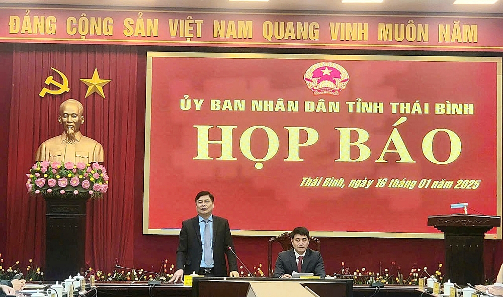 Thái Bình: Họp báo về kinh tế - xã hội năm 2024, mục tiêu nhiệm vụ chủ yếu năm 2025