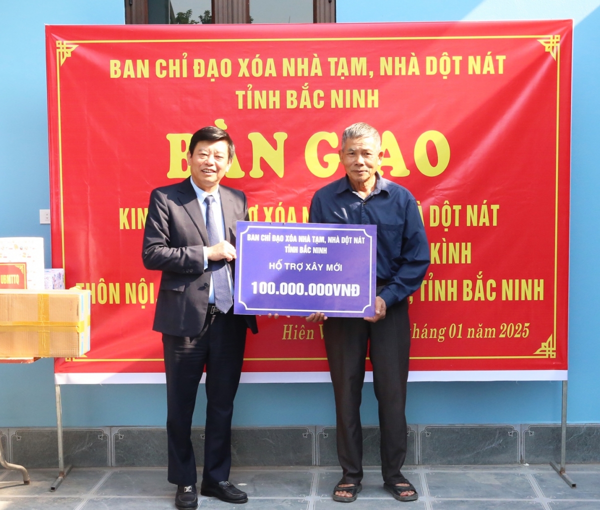 Bắc Ninh: Trao nhà mới cho người có công, lan toả tinh thần “tương thân tương ái”