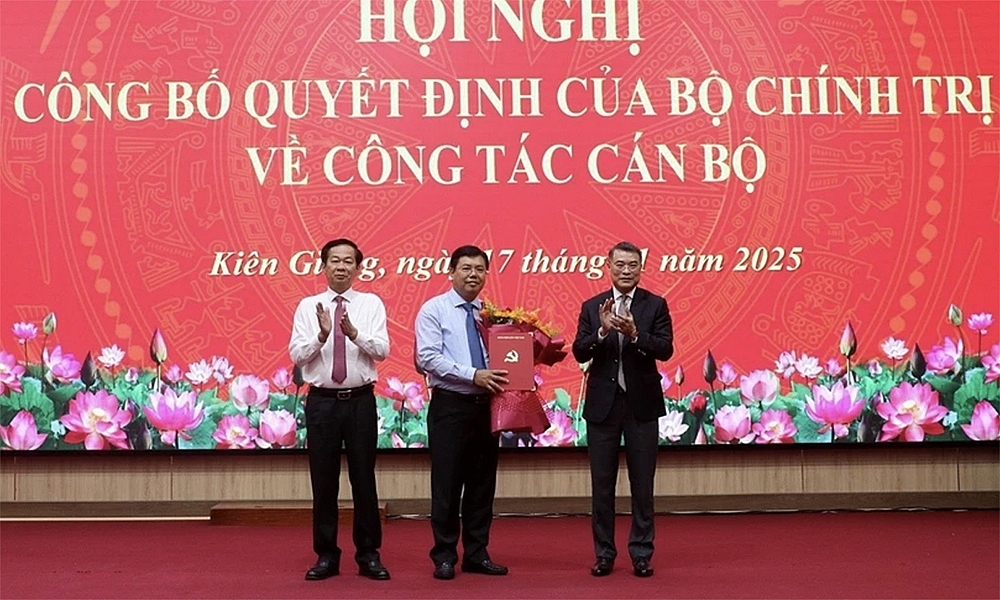 Ông Nguyễn Tiến Hải giữ chức Bí thư Tỉnh ủy Kiên Giang