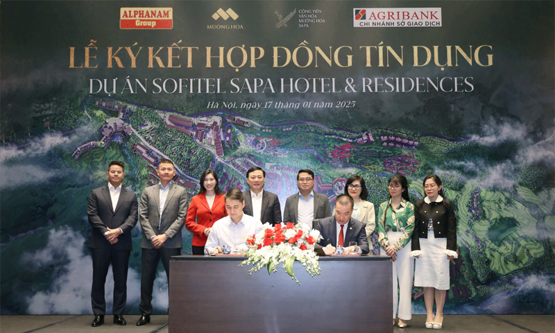 Agribank tài trợ tín dụng cho Sofitel Sapa và quần thể nghỉ dưỡng Mường Hoa