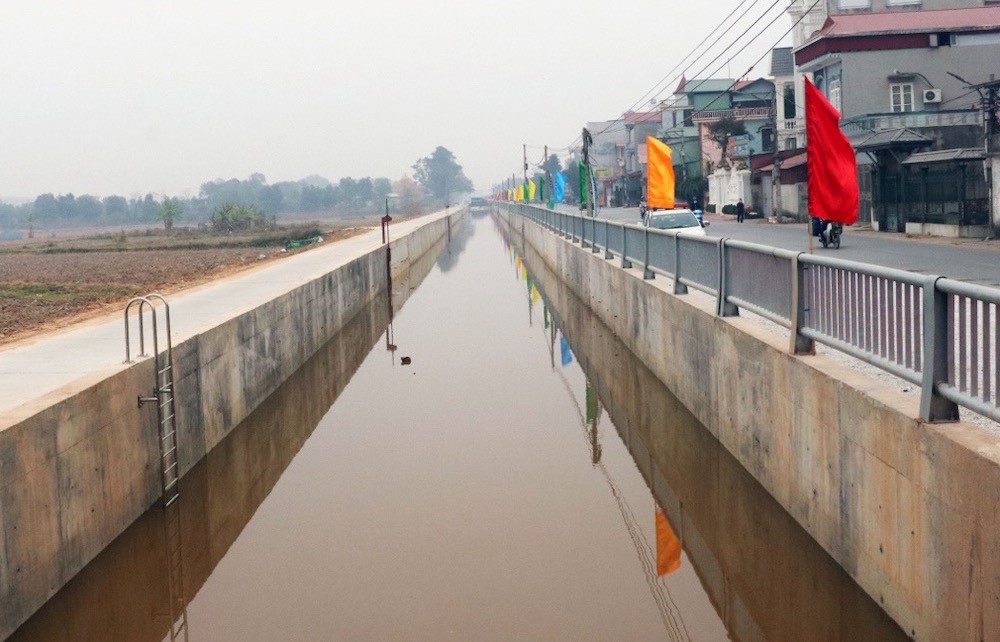 Bắc Ninh: Khánh thành công trình kênh Nam chào mừng ngày thành lập Đảng