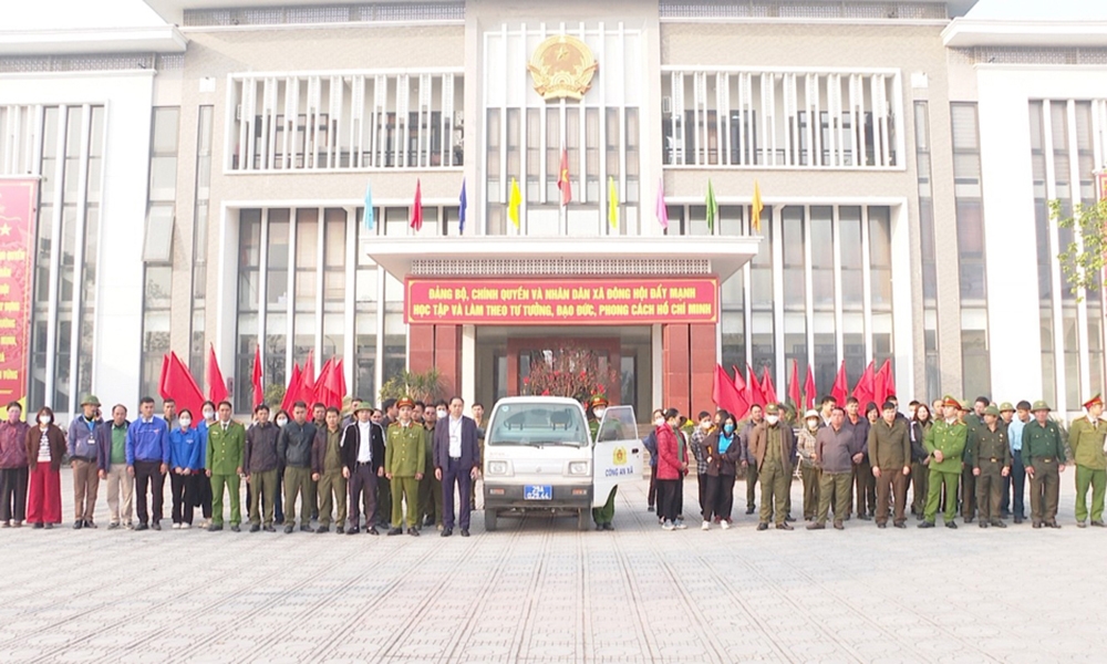 Đông Anh (Hà Nội): Xã Đông Hội ra quân đảm bảo trật tự đô thị dịp Tết Nguyên đán 2025