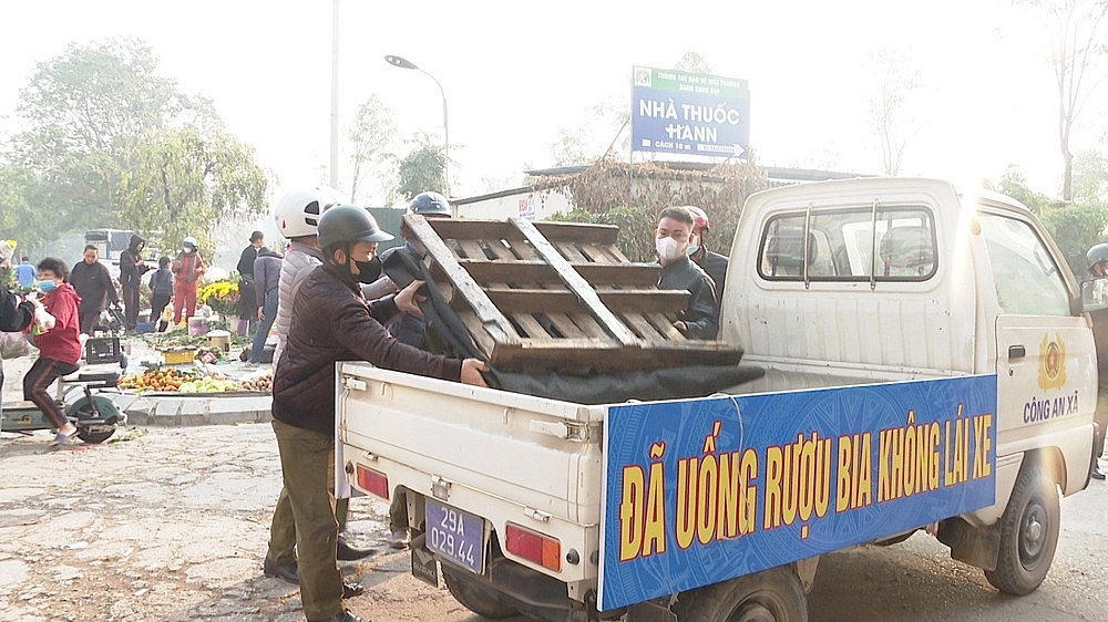 Đông Anh (Hà Nội): Xã Đông Hội ra quân đảm bảo trật tự đô thị dịp Tết Nguyên đán 2025