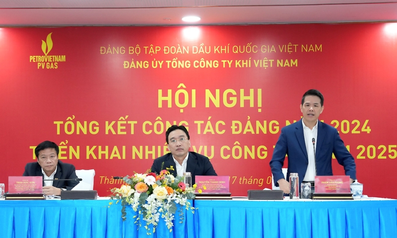 Đảng ủy PV GAS tổng kết công tác năm 2024, triển khai nhiệm vụ năm 2025