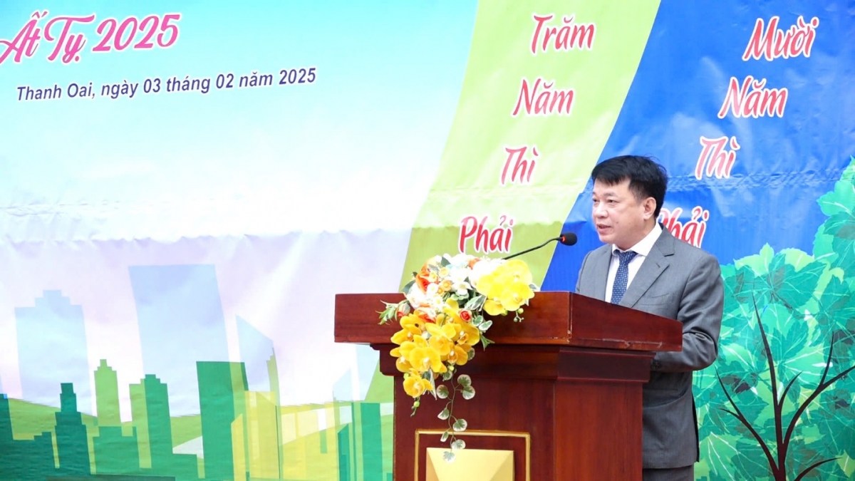 Thanh Oai (Hà Nội): Phát động Tết trồng cây xuân Ất Tỵ 2025